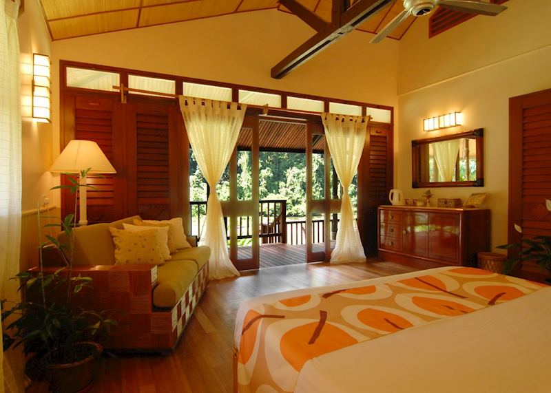 Deluxe chalet - river view, Borneo Rainforest Lodge, Danum Valley