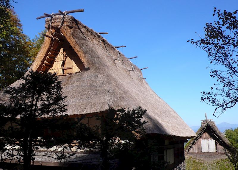 Thatched houses, Hida folk village