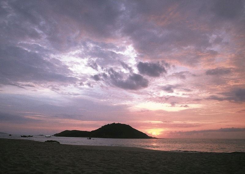 Sunset at Bai Dai Beach, Qui Nhon, Vietnam