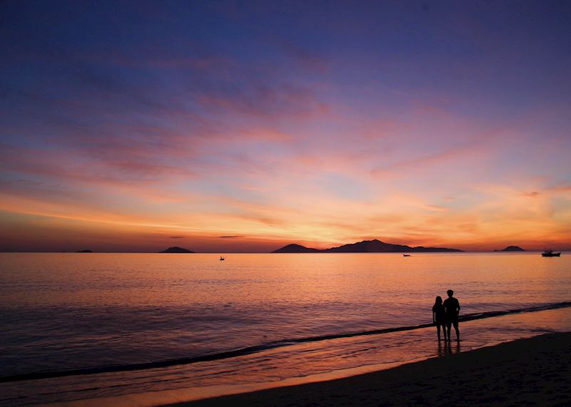 Sunrise, Hoi An beach, Vietnam