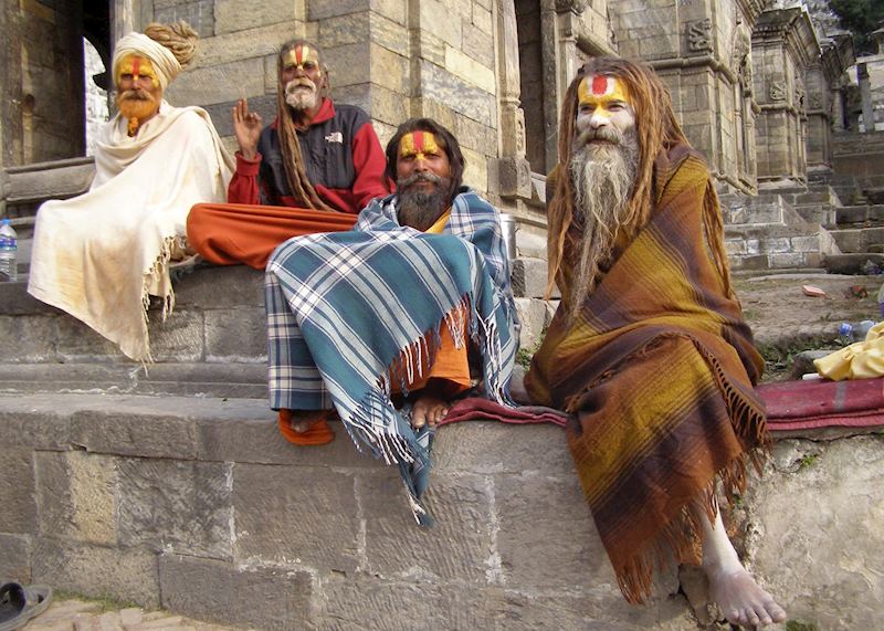 Sadhus, Pashupatinath, Kathmandu