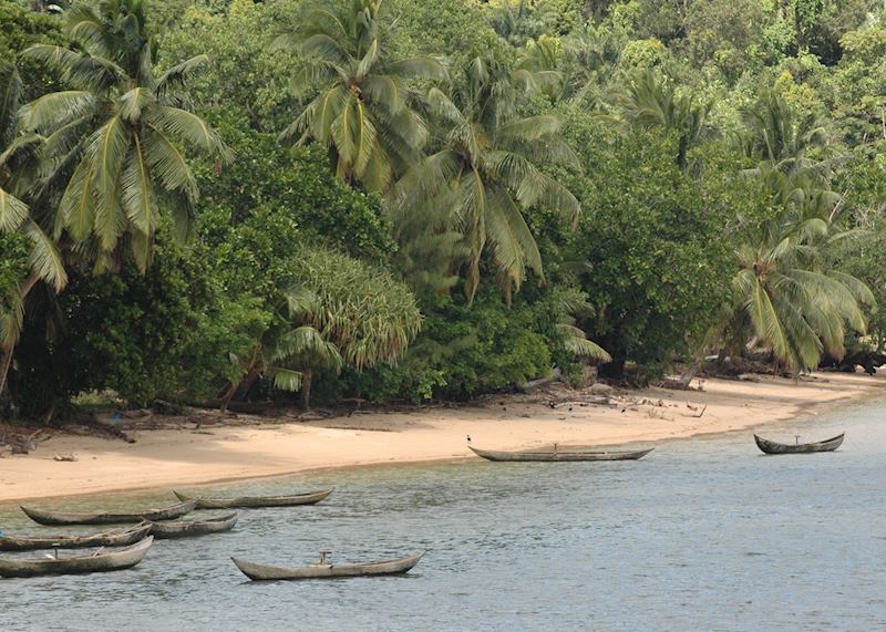 Local fishing boats, Île Sainte-Marie, Madagascar