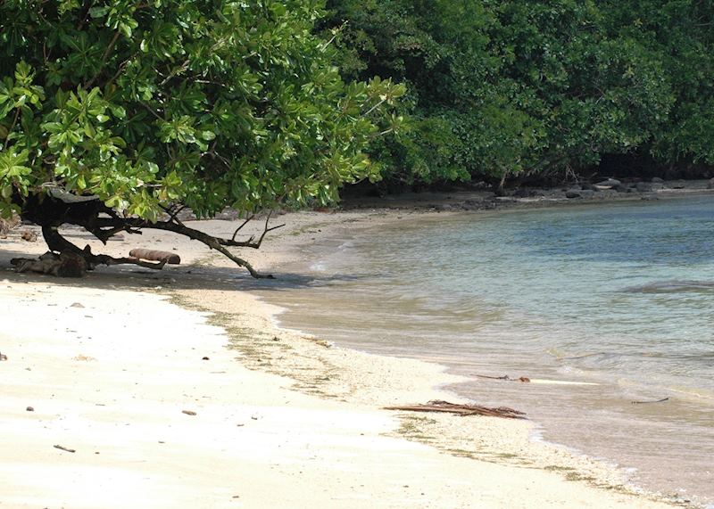 One of the beaches in Île Sainte-Marie, Madagascar