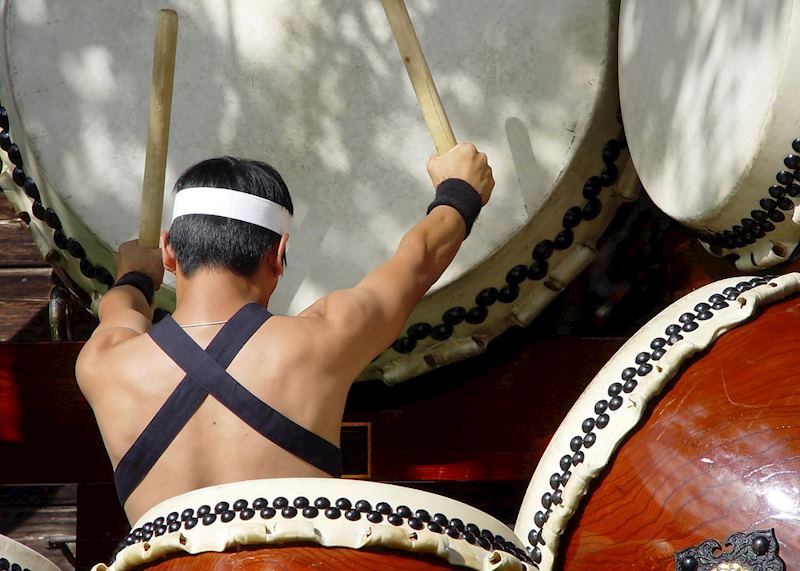 Taiko drummer