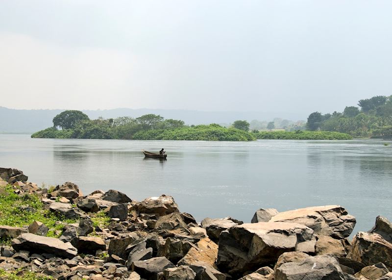 Fishing on Lake Victoria, near Jinja