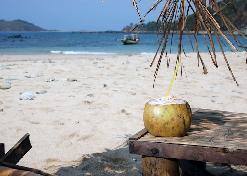 White Sand Island makes an interesting day trip from Ngapali Beach