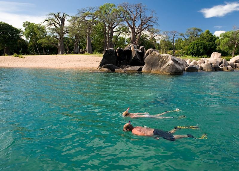 Snorkelling from Kaya Mawa