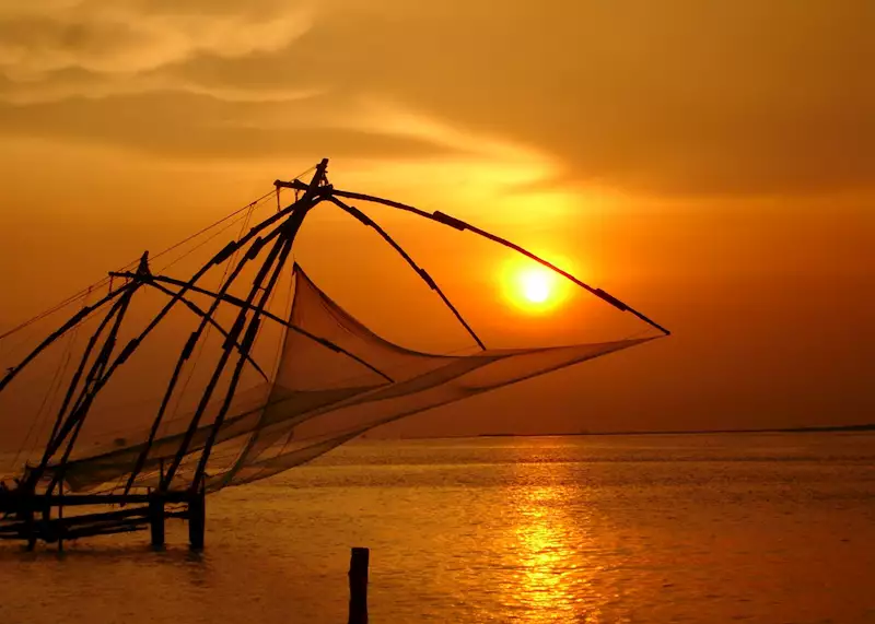 Chinese Fishing Nets at Sunset  India travel, Places to go