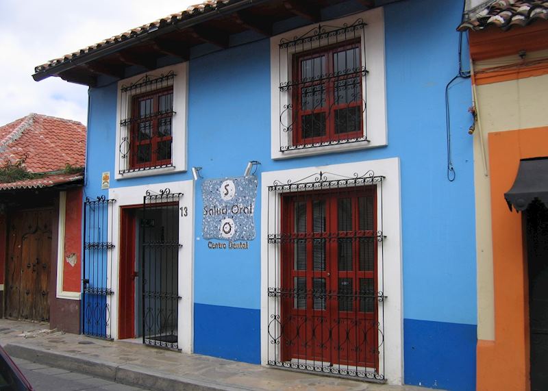 Colourful buildings, San Cristóbal de las Casas