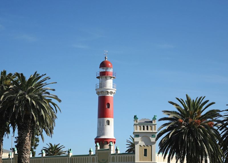 The lighthouse at Swakopmund