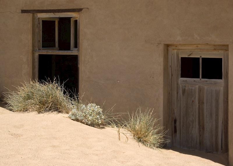 The ghost town at Kolmanskop
