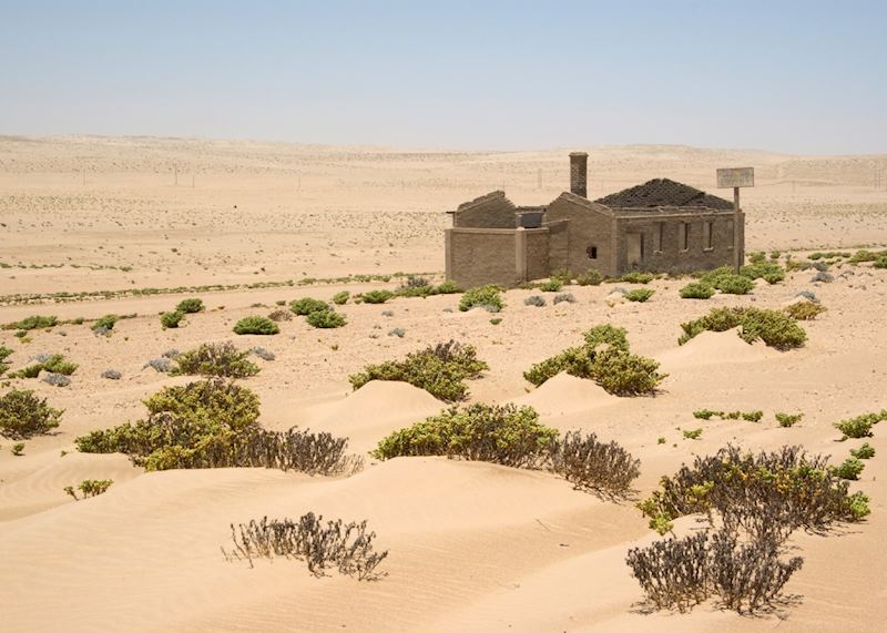 The ghost town at Kolmanskop