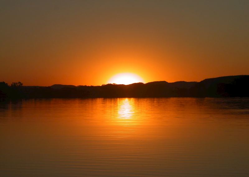 Sunset, The Ord River, East Kimberley