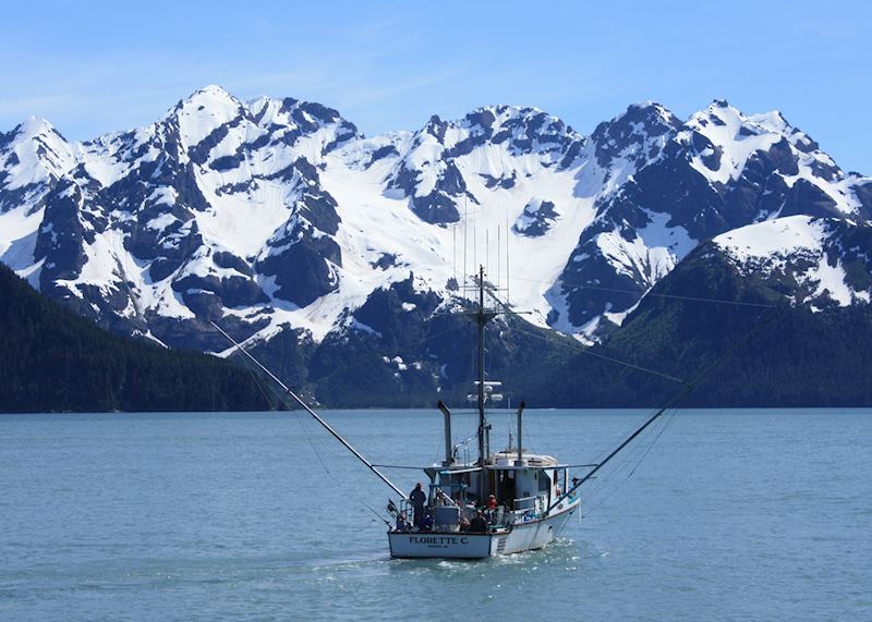 Fishermen in Resurrection Bay