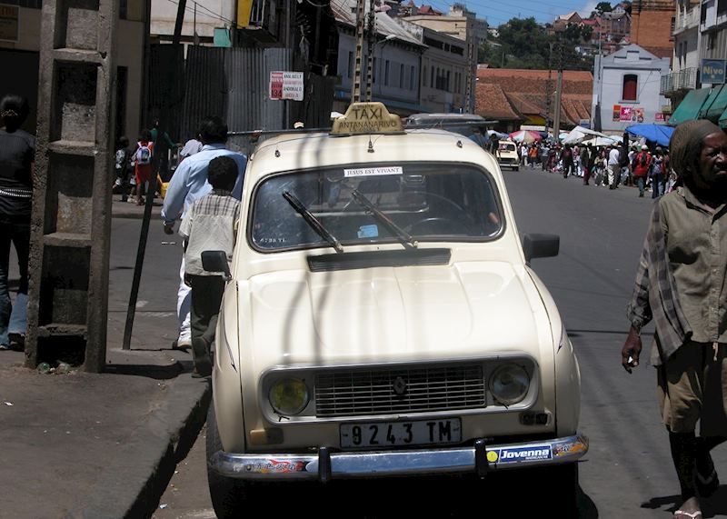 Local taxi, Antananarivo, Madagascar