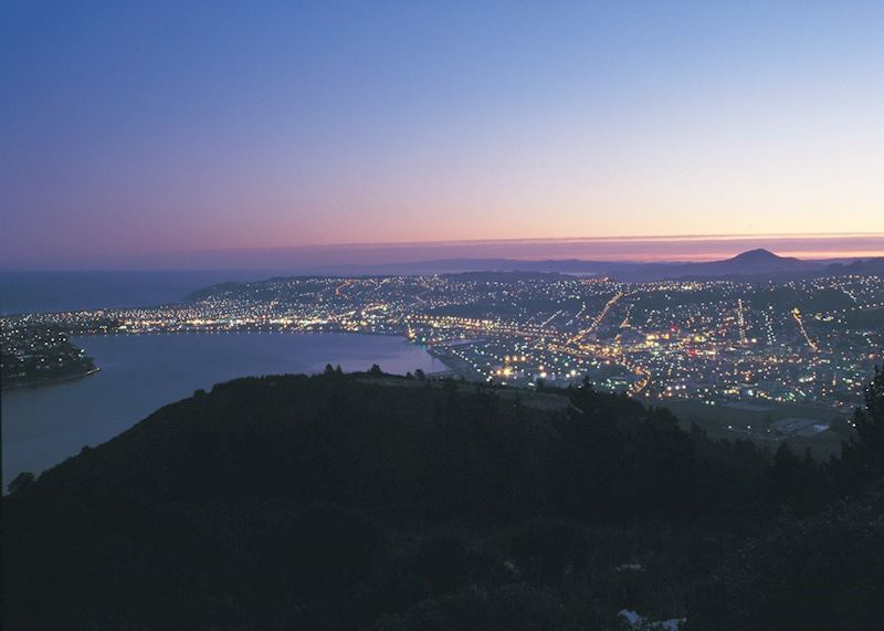 Dunedin at sunset