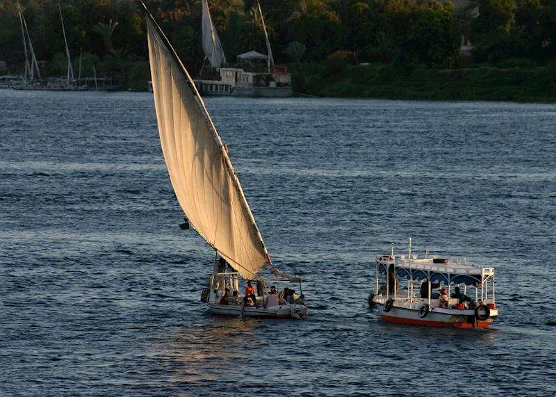 Felucca on the Nile at Aswan