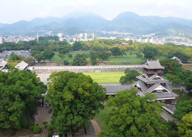 View from Kumamoto Castle