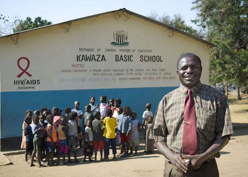 The school at Kawaza Village