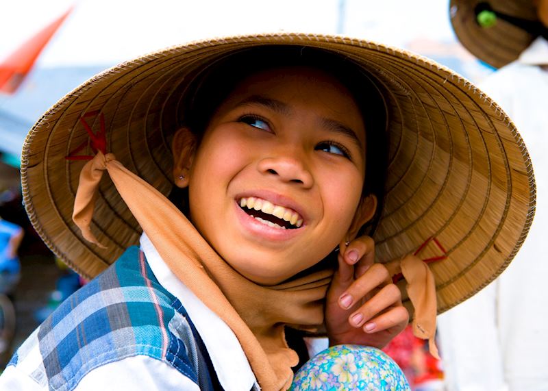 Smiling girl, Can Tho