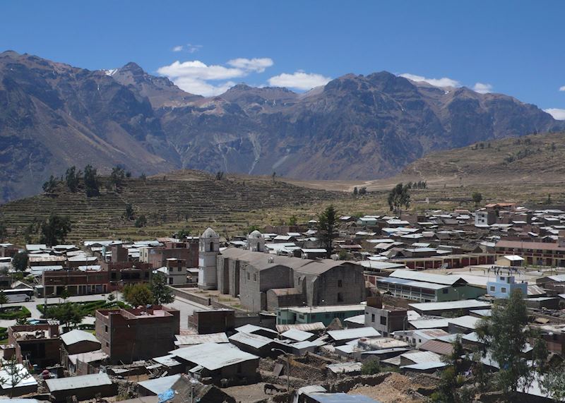 Village of Cabanaconde, Colca Canyon, Peru