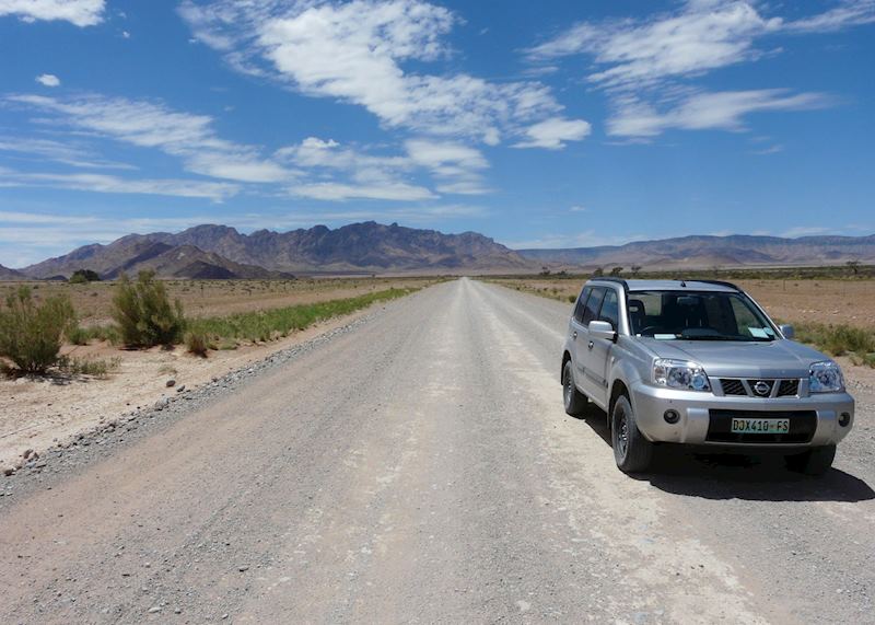 Self driving in Namibia