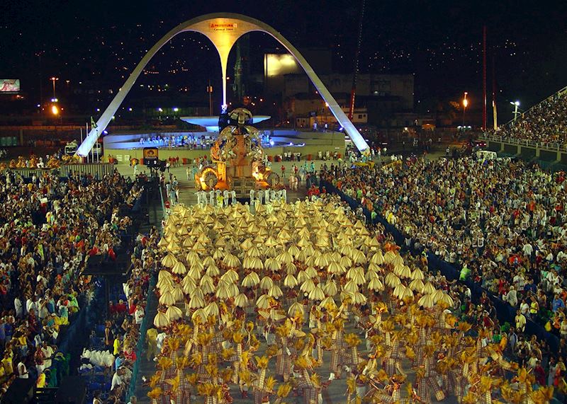 Samba dancers at Rio's Carnival