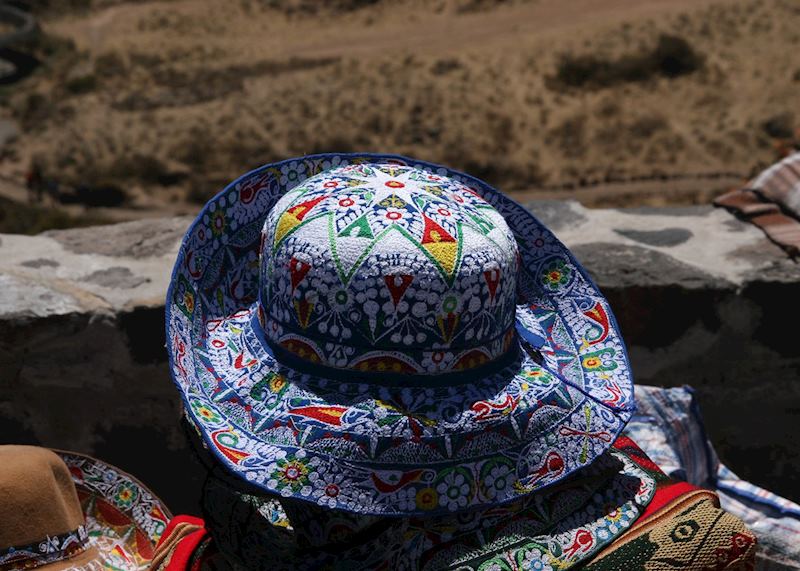 Traditional hat of the Colca Valley