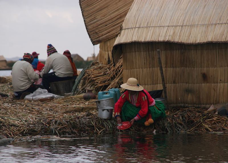 Uros Islanders, Lake Titicaca