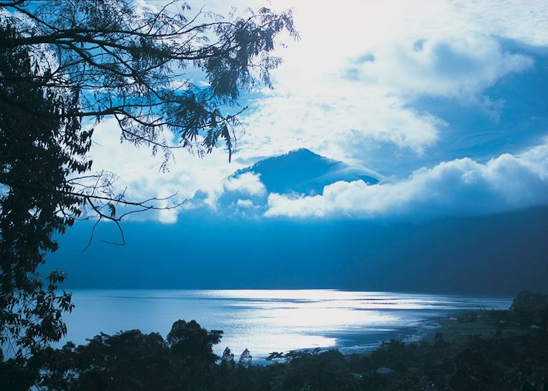 One of Bali's many majestic volcanoes