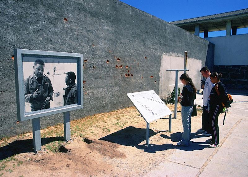 The story boards on Robben Island