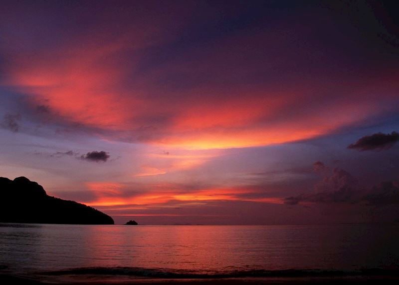 Sunset on Langkawi, Malaysia