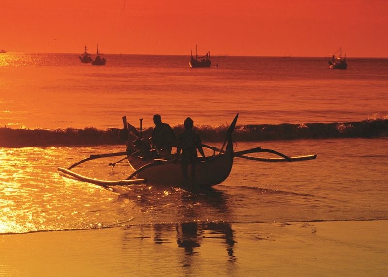 Jimbaran Bay sunset, Indonesia