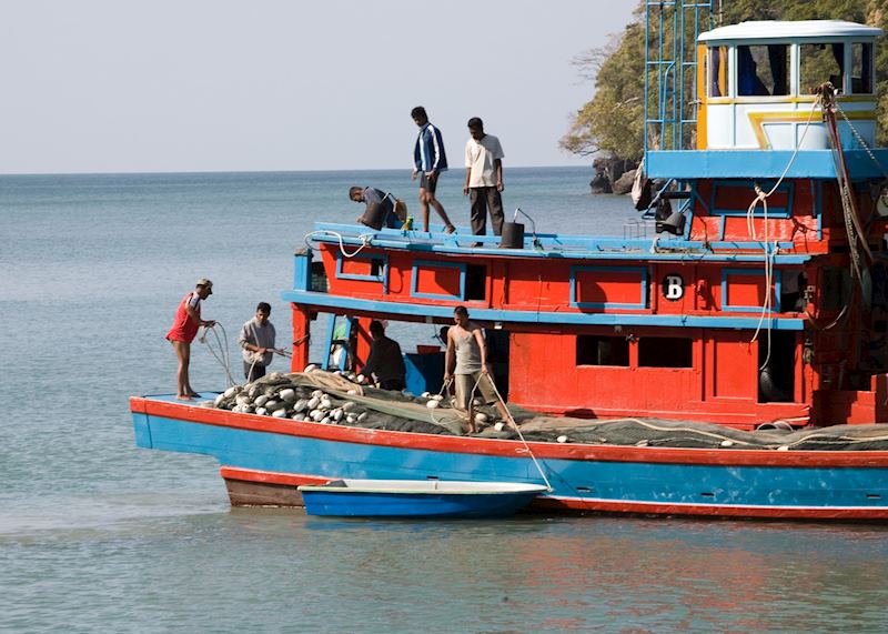 Fishing boat on Langkawi, Malaysia