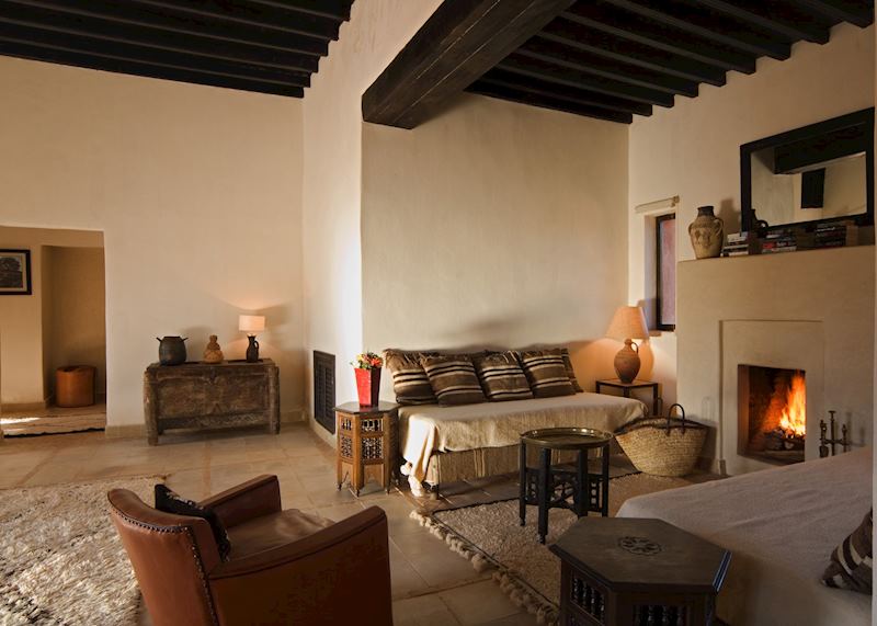 Deluxe suite, Kasbah Bab Ourika, The High Atlas Mountains