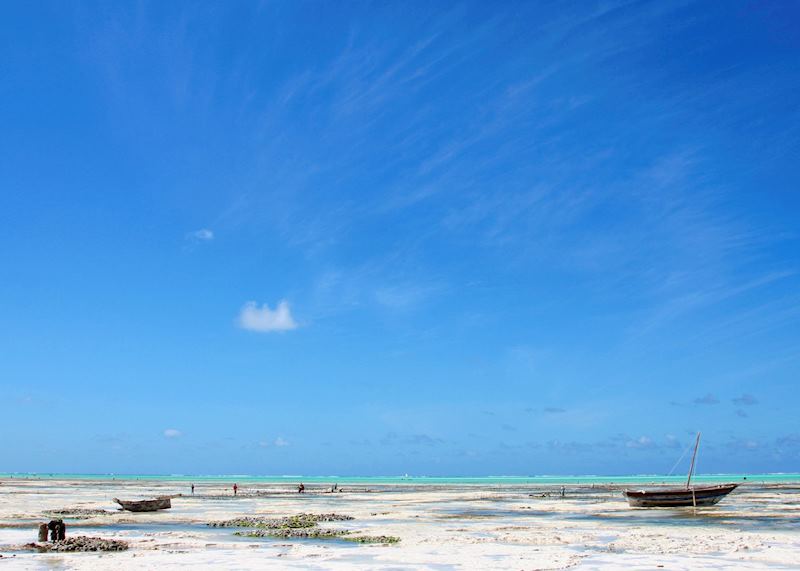 Low tide on the east coast