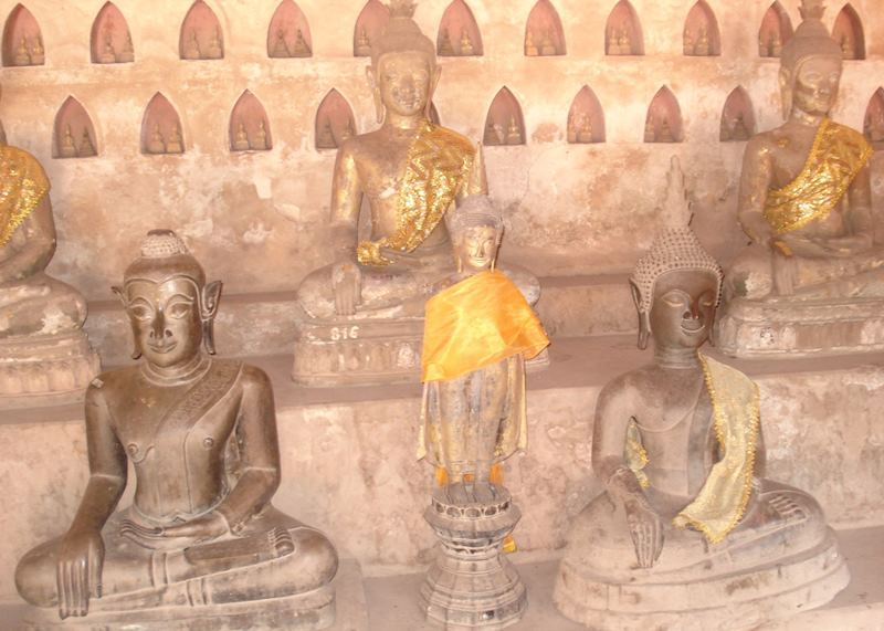 Wat Si Saket Buddha images, Vientiane, Laos