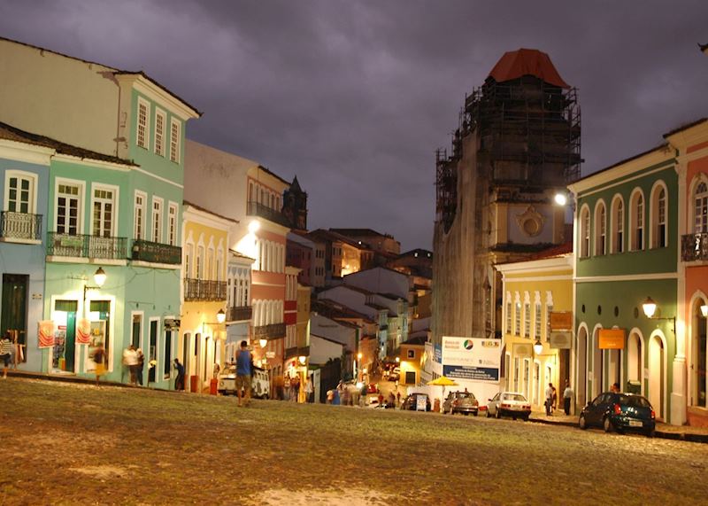 Pelourinho by night, Salvador