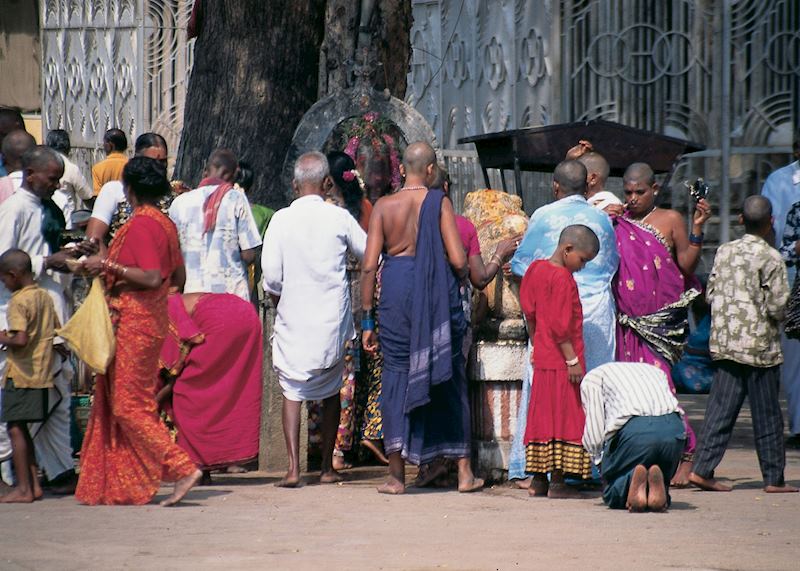 Hindu pilgrims, Tanjore