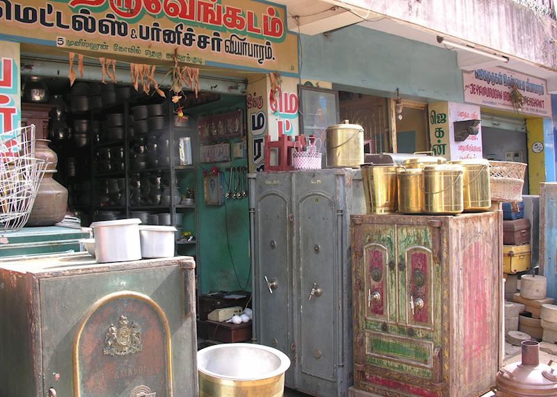 'Antique Street', Karaikudi, Chettinad region