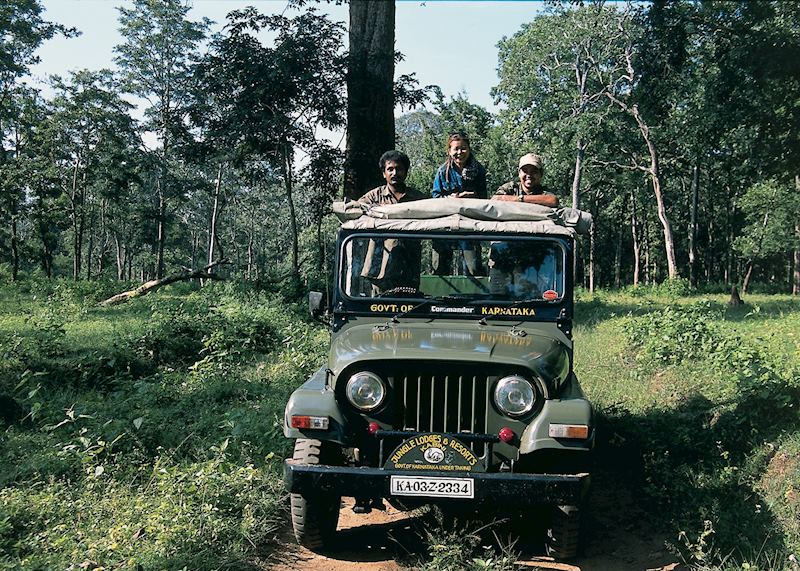 Guide and drivers, Nagarhole National Park, India