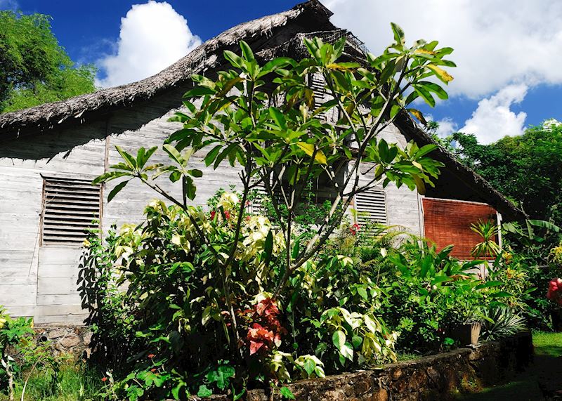 Creole house on Praslin