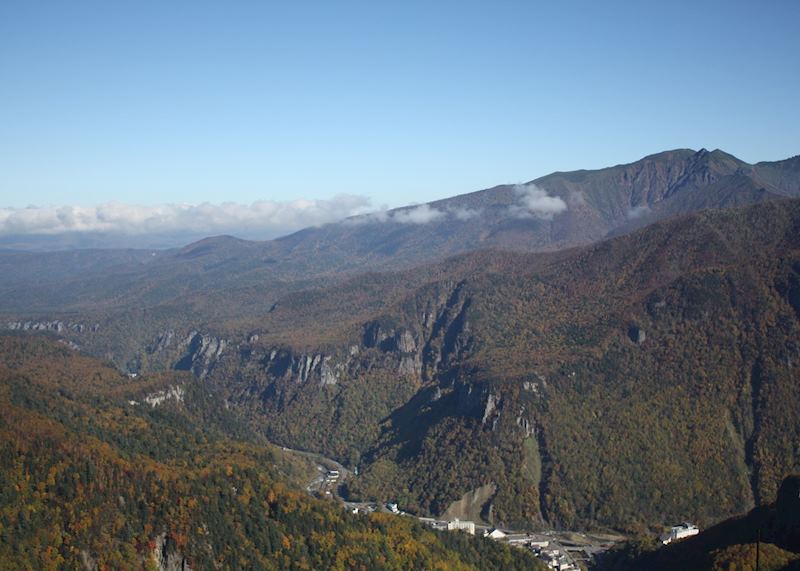 Views from the foot of Mount Kurodake, Sounkyo, Japan
