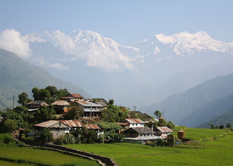 Village in the Annapurna foothills