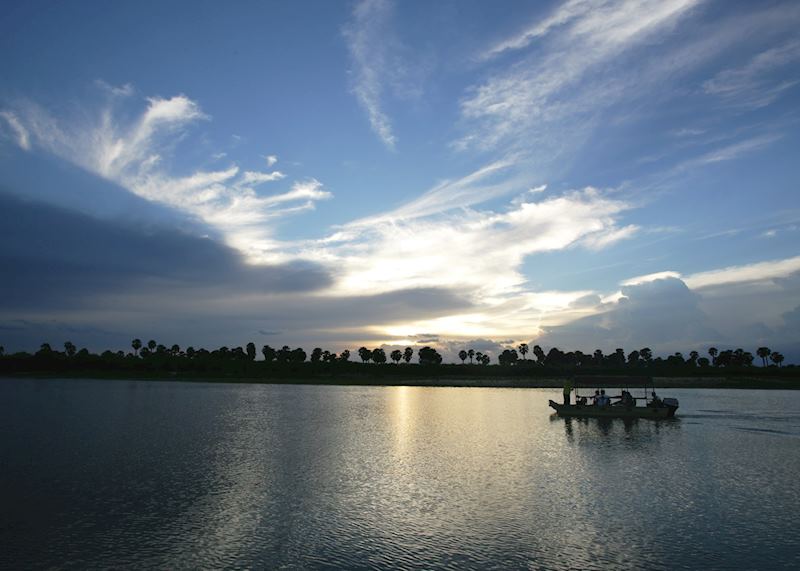 Boat safari from Selous Impala Camp