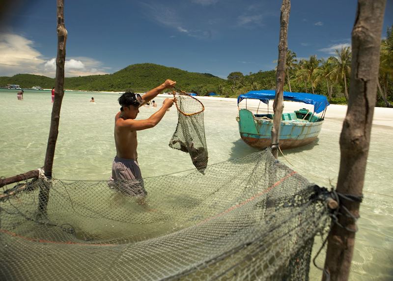 Fisherman, Phu Quoc Island, Vietnam