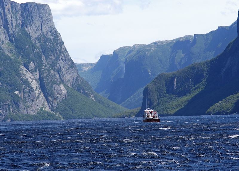 Cruising on Western Brook Pond, Gros Morne National Park