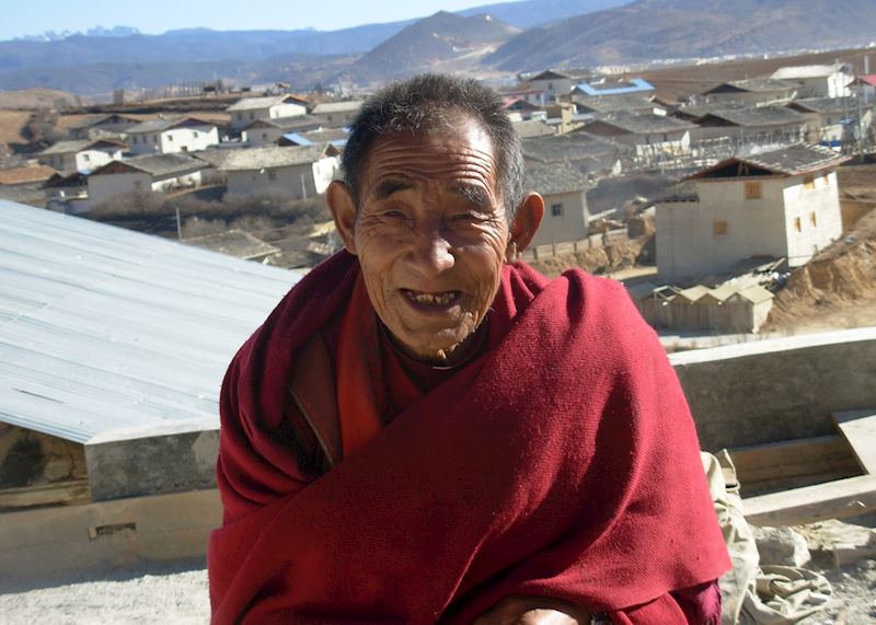Monk at Songzanlin monastery, Shangri-la