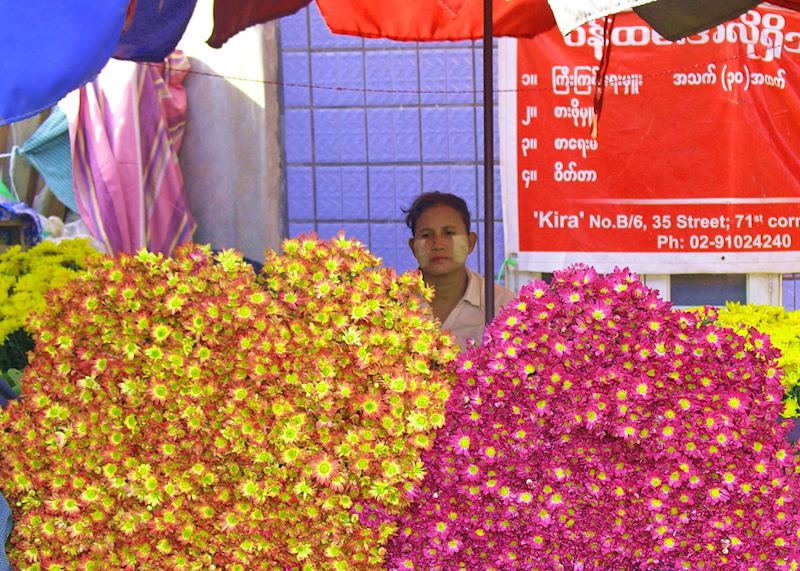 Mandalay flower market