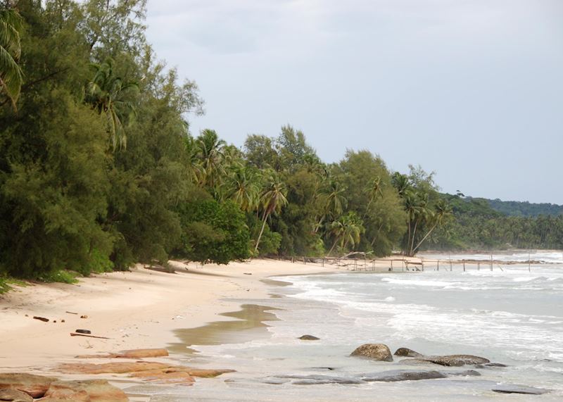 Quiet and rustic beach, Koh Kood, Thailand